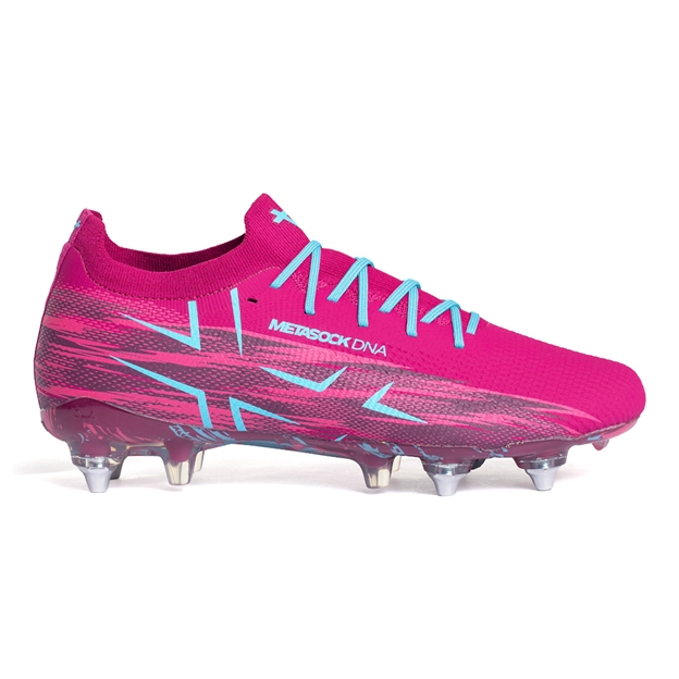 Oxen Kids Metasock Soft Ground Rugby Boots Purple Haze - Outstep