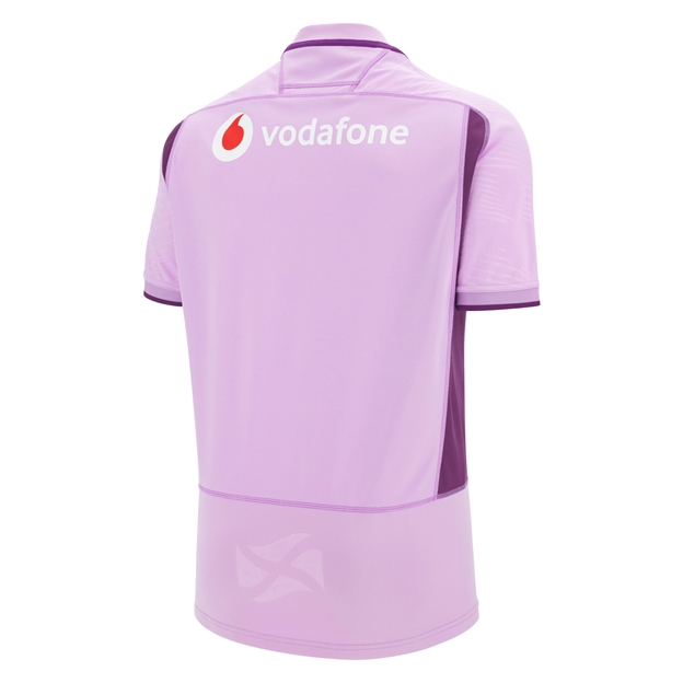 Scotland Mens Away Rugby Shirt 25/26 Purple - Back