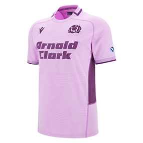 Scotland Mens Away Rugby Shirt 25/26 Purple - Front