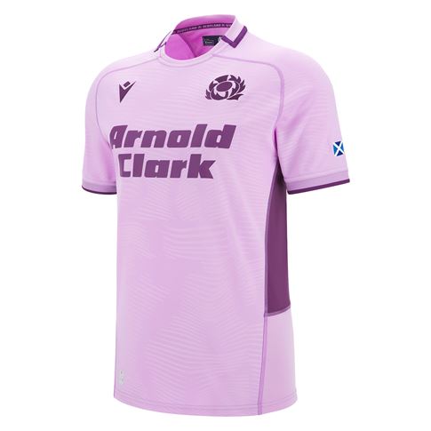 Scotland Mens Away Rugby Shirt 25/26 Purple - Front
