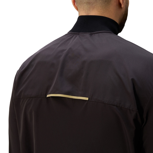 Canterbury Mens Tempo Breakdown Contact Jacket Black Back - Model Back Close-up
