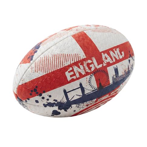 Optimum England Rugby Ball - Front View