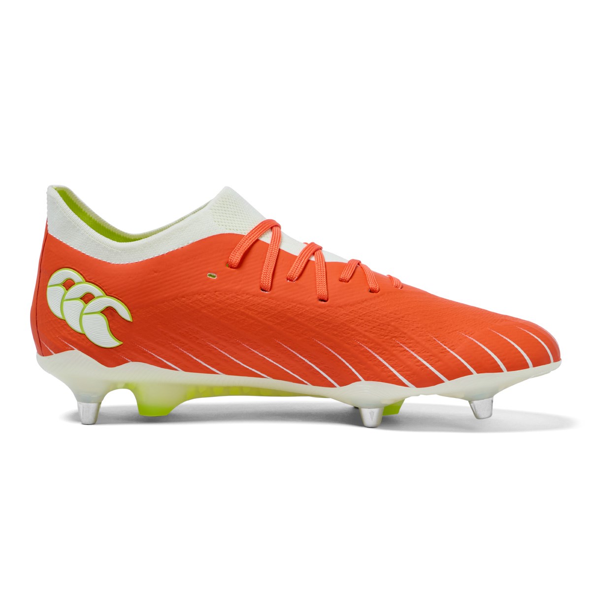Canterbury Adults Speed Falcon Elite Soft Ground Rugby Boots Orange - Outstep