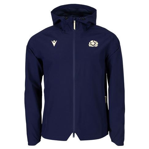 Scotland Mens Training Waterproof Jacket 26/27 - Front View