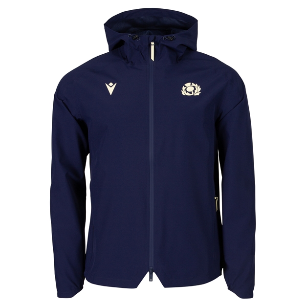 Scotland Mens Training Waterproof Jacket 26/27 - Front View