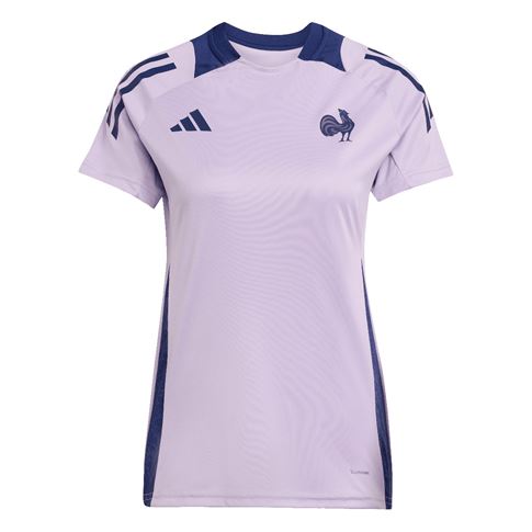 France Womens Performance Tee 25/26 Purple - Front