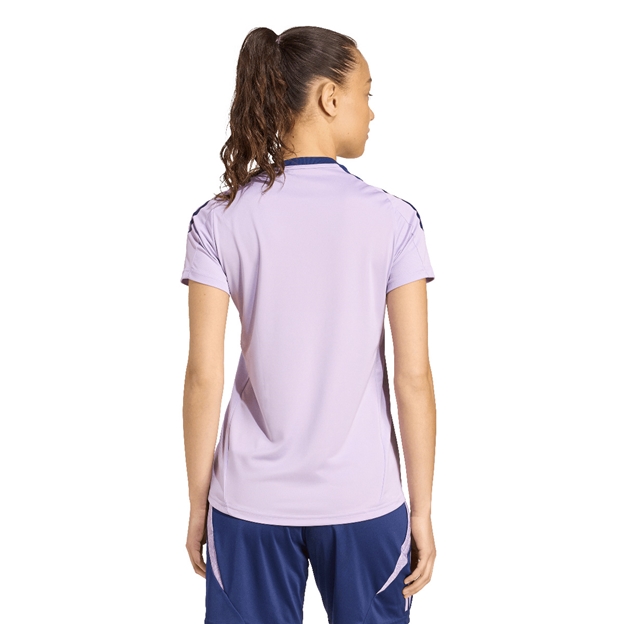 France Womens Performance Tee 25/26 Purple - Model Back