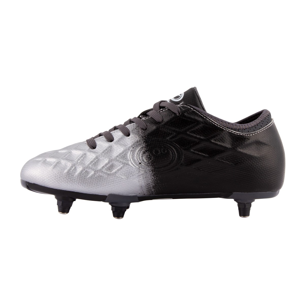 Optimum Kids Ignisio SG Rugby boots Black and Silver - Outstep