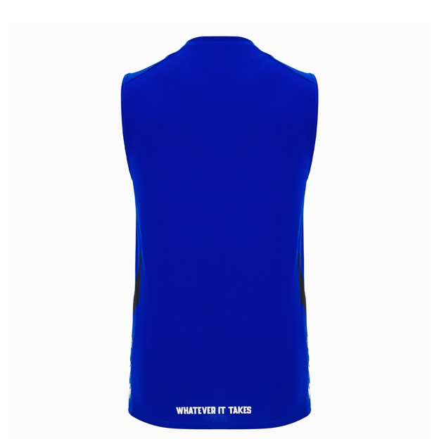 Glasgow Warriors Kids Training Vest 25/26 - Electric Blue/Black - Back
