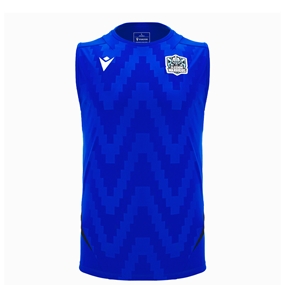 Glasgow Warriors Kids Training Vest 25/26 - Electric Blue/Black - Front