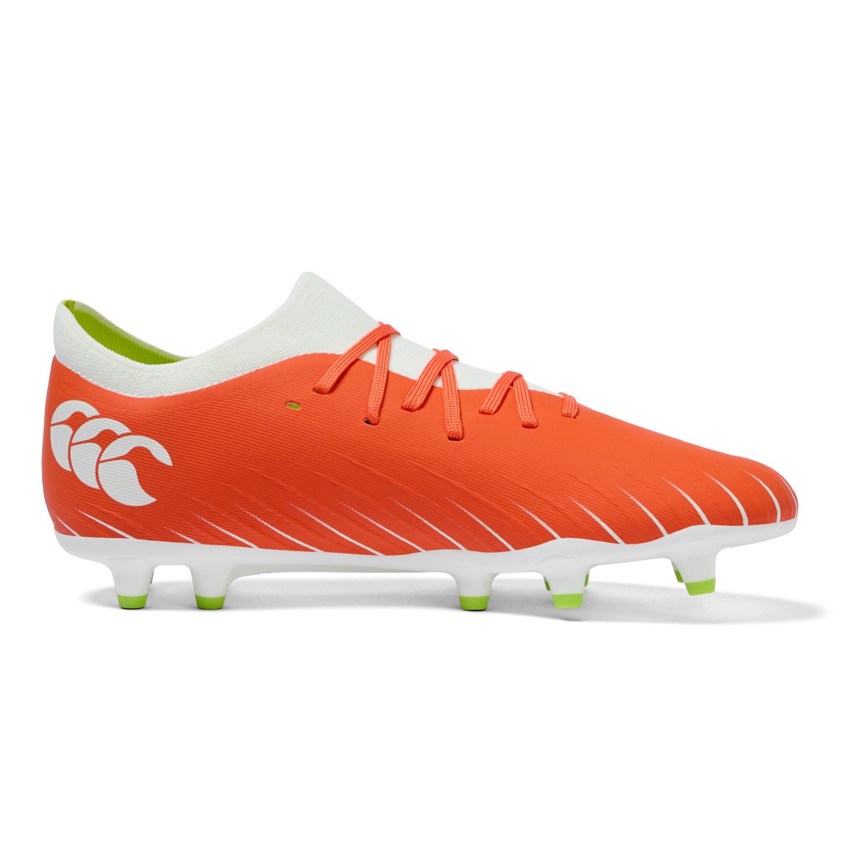 Canterbury Adults Speed Falcon Pro Firm Ground Rugby Boots Orange - Outstep