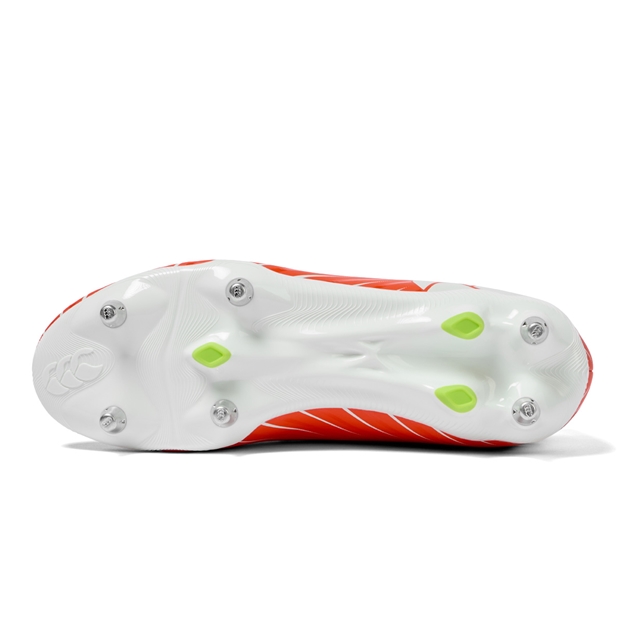 Canterbury Adults Speed Falcon Team Soft Ground Rugby Boots Orange - Soleplate