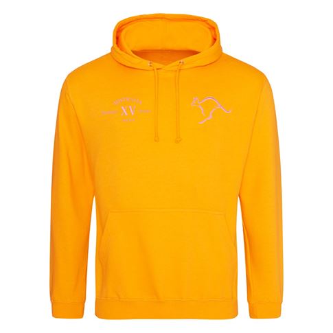 Womens World Cup Australia Adults Classic Hoodie Gold - Front