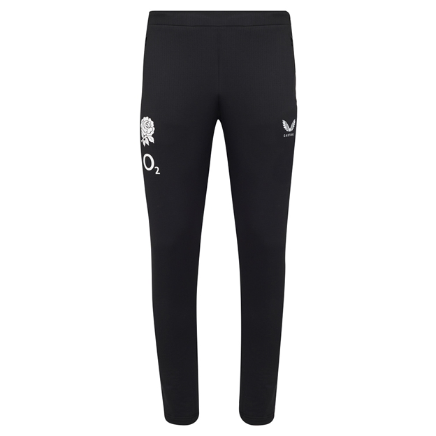 England Mens Performance Pants 26/27 Castore Black - Front