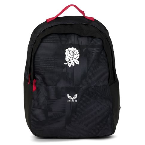 England Adults Backpack 26/27 Castore Black - Front View