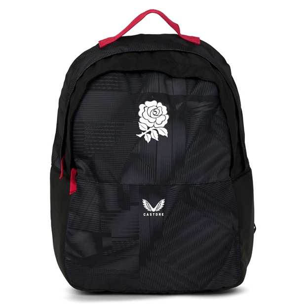 England Adults Backpack 26/27 Castore Black - Front View