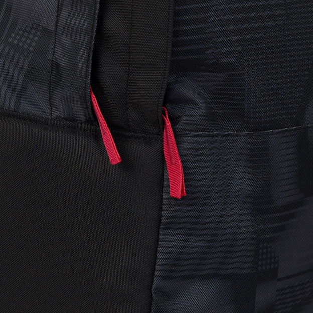England Adults Backpack 26/27 Castore Black - Zipped Pockets Close-up