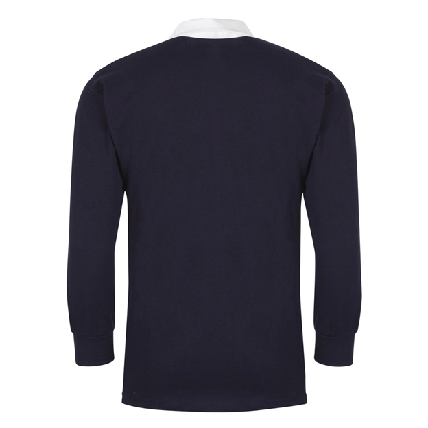 Scotland Mens Cup Winners 2026 Classic Rugby Shirt Navy - Back