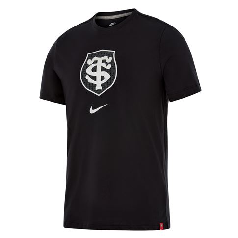 Toulousain Mens T-Shirt 26/27 Black - Front View