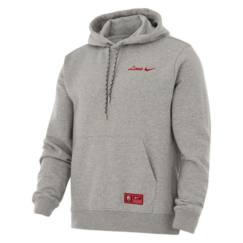 British and Irish Lions Adults Hoodie 26/27 Dark Grey Heather - Front View