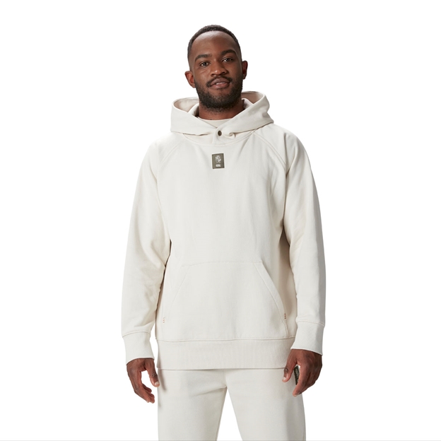 British and Irish Lions Outback Mens Fleece Hoody Natural - Model Front
