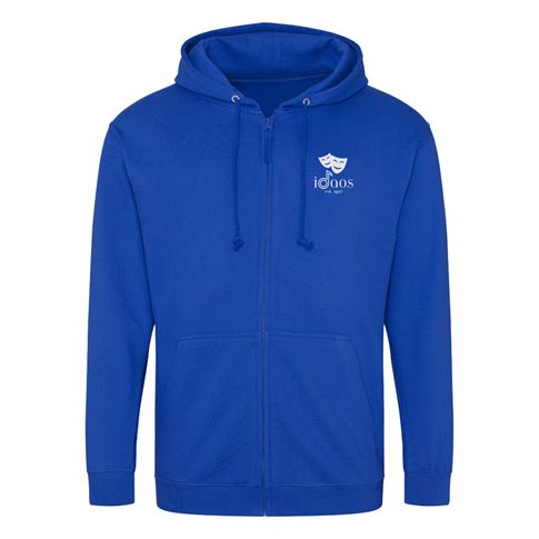 Innerleithen Opera Adults Full Zip Hoodie – Bright Royal