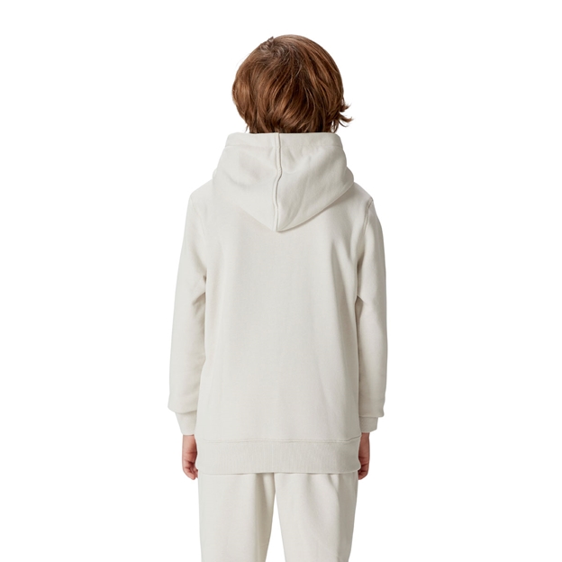 British and Irish Lions Outback Junior Fleece Hoodie Natural - Back - Model Back