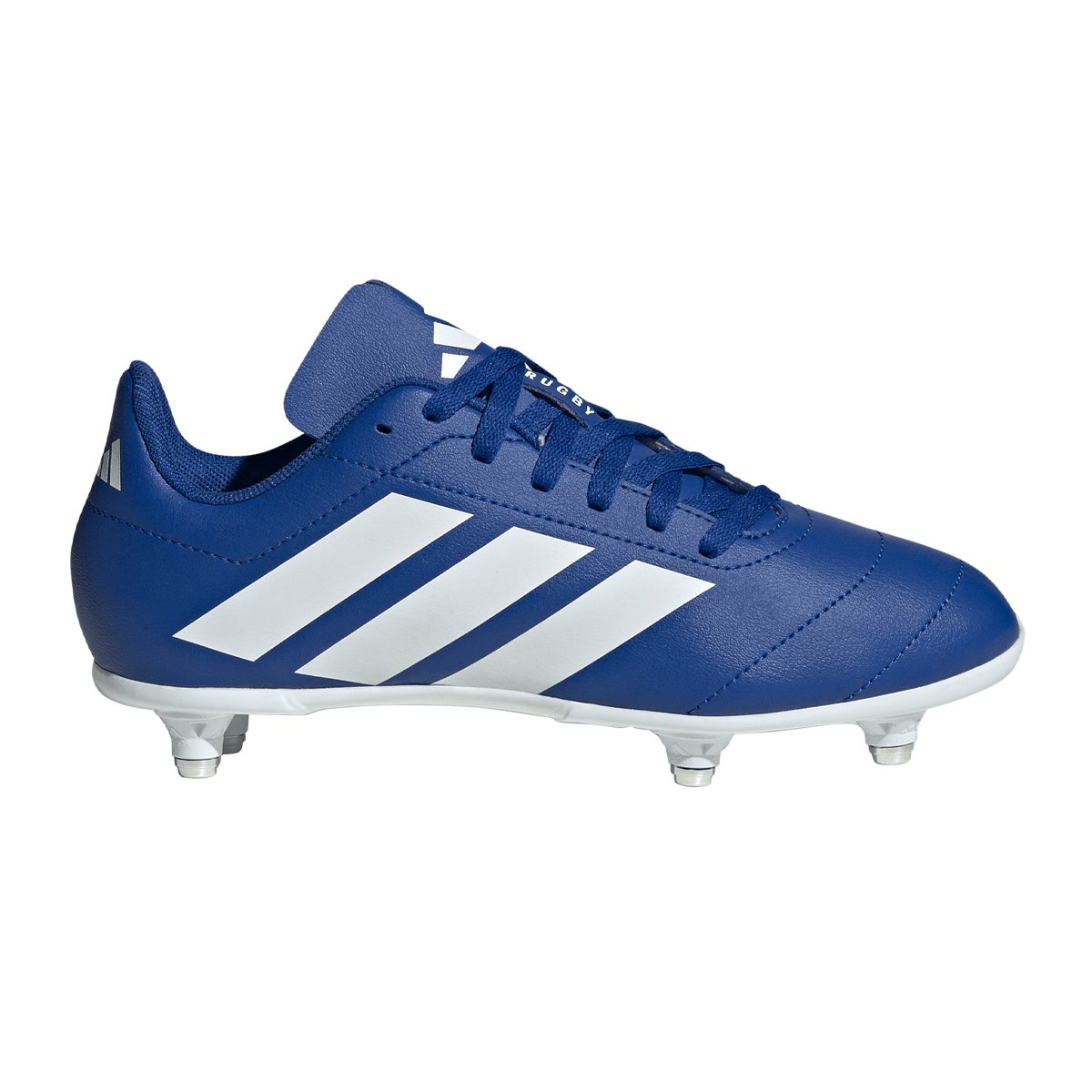 Adidas Kids Soft Ground Rugby Boots Team Royal Blue - Front View
