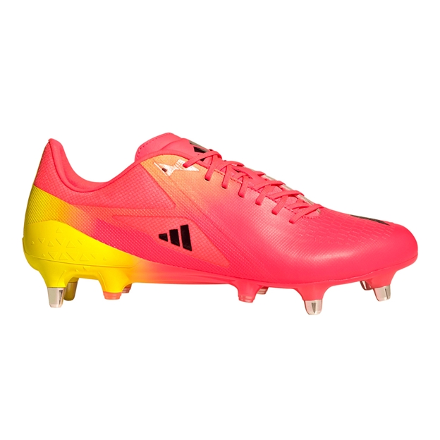 Adidas Adults Adizero RS15 Pro Soft Ground Rugby Boots - Solar Turbo