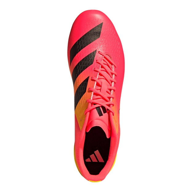 Adidas Adults Adizero RS15 Pro Soft Ground Rugby Boots - Solar Turbo