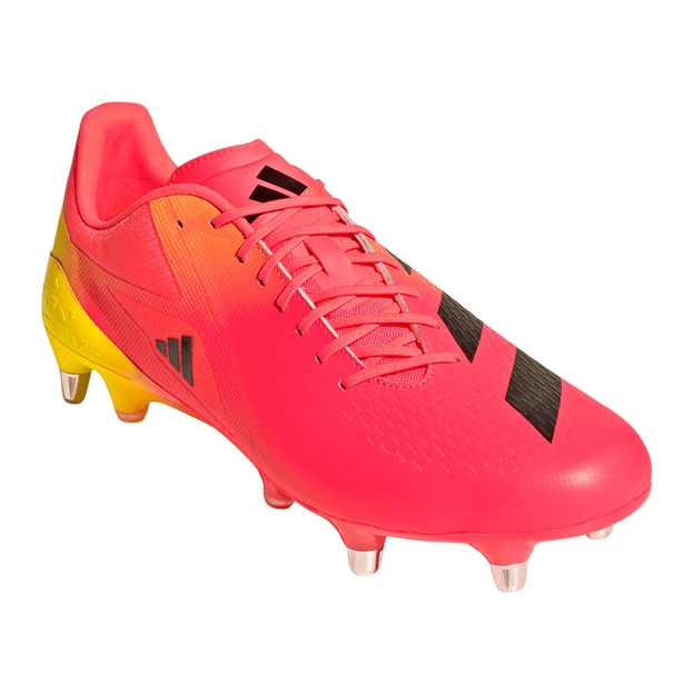 Adidas Adults Adizero RS15 Pro Soft Ground Rugby Boots - Solar Turbo