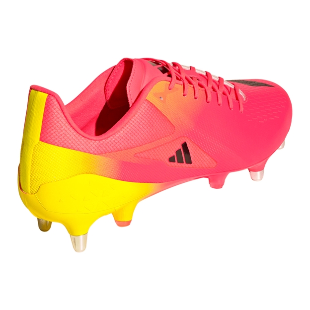 Adidas Adults Adizero RS15 Pro Soft Ground Rugby Boots - Solar Turbo