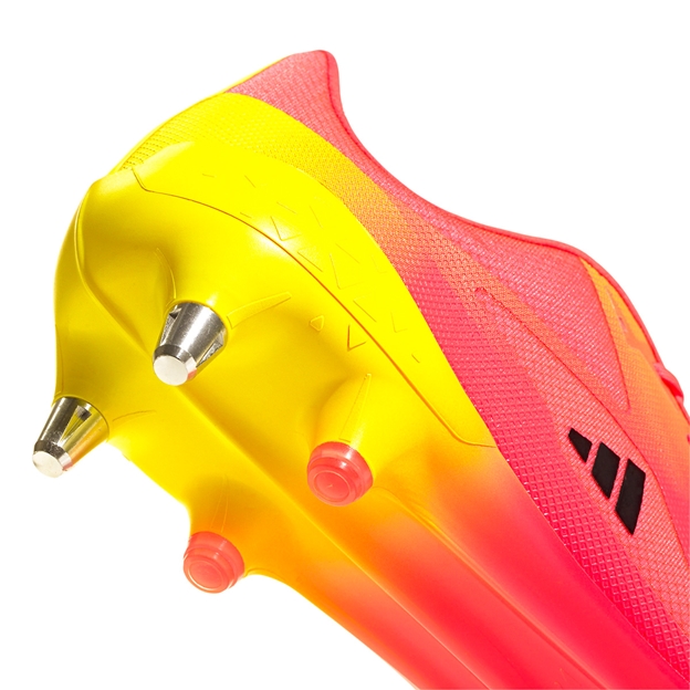 Adidas Adults Adizero RS15 Pro Soft Ground Rugby Boots - Solar Turbo