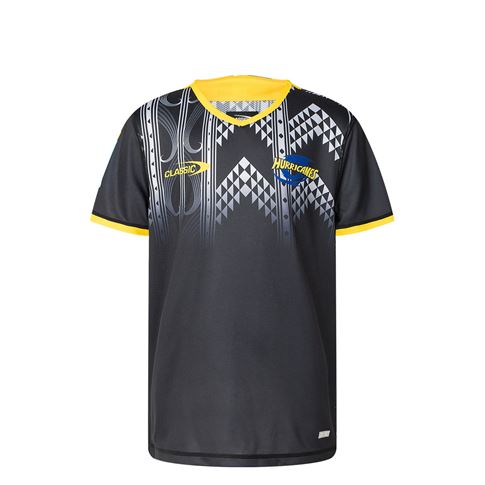 Hurricanes Kids Pro Training T-Shirt Black 2025 - Front