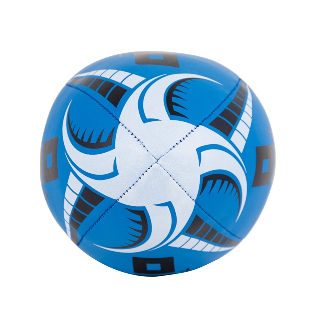 Rhino Sponge Rugby Ball Blue - End Detail
