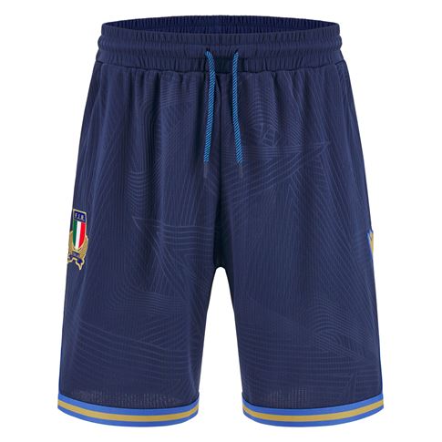 Italy Mens Travel Basketball Shorts 25/26 Navy - Front