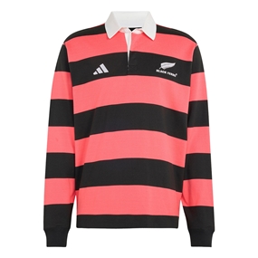 Black Ferns Mens Heritage Polo 26/27 All Black - Front View