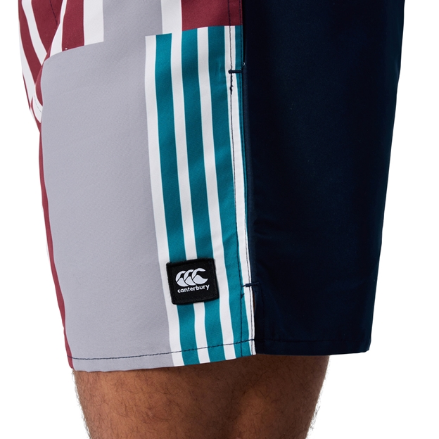 Canterbury Mens Uglies Harletic Shorts Navy - Model Logo Close-up
