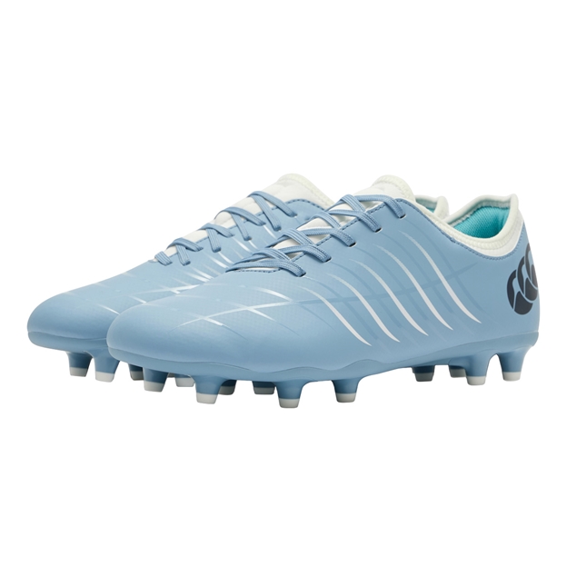 Canterbury Adults Phoenix 2.0 Team Firm Ground Rugby Boots Mountain Spring Grey - Pair View