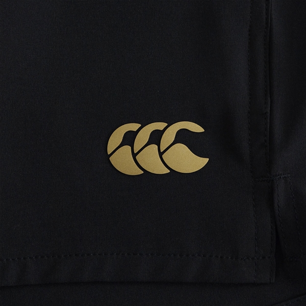 Canterbury Kids Tempo FlexShort Black Back - Raised CCC Logo