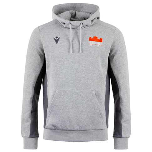Edinburgh Adults Travel Hoodie 26/27 Grey - Front View