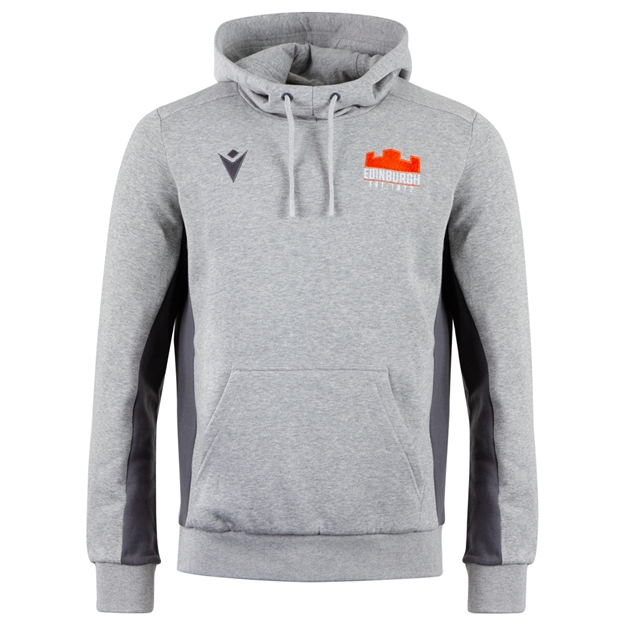 Edinburgh Adults Travel Hoodie 26/27 Grey - Front View