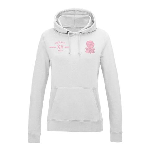 Womens World Cup England Womens Classic Hoodie White - Front