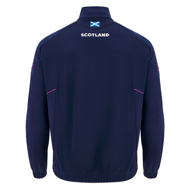 Scotland Mens Travel Quarter Zip Fleece 25/26 - Navy