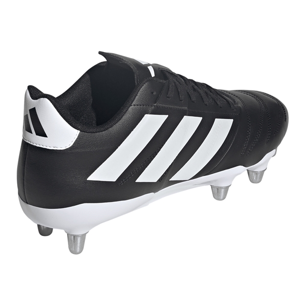 adidas Adults Kakari Elite Soft Ground Rugby Boots Black - Heel