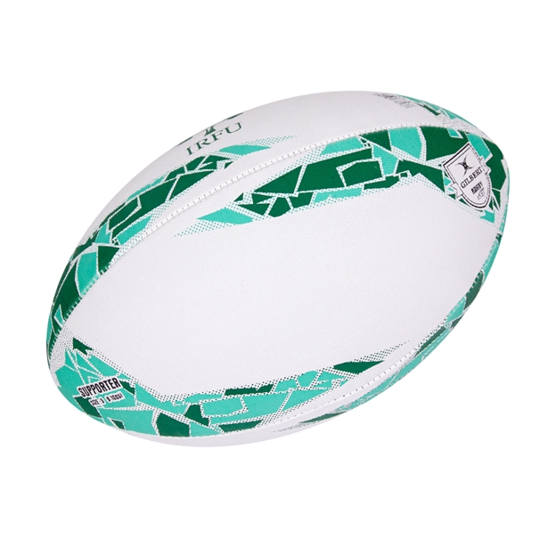 Gilbert Ireland Supporters Rugby Ball - Back