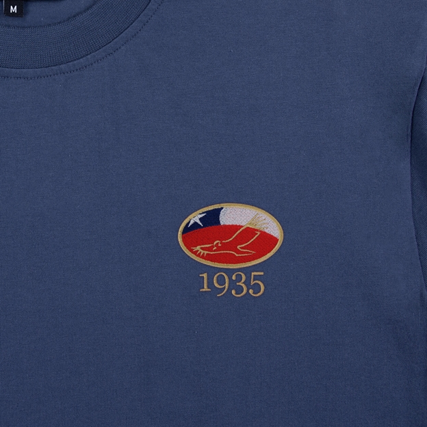 Chile 1935 T-Shirt - Petrol Blue
