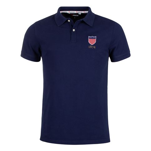 USA Mens 1874 Origins Polo Shirt – Navy
