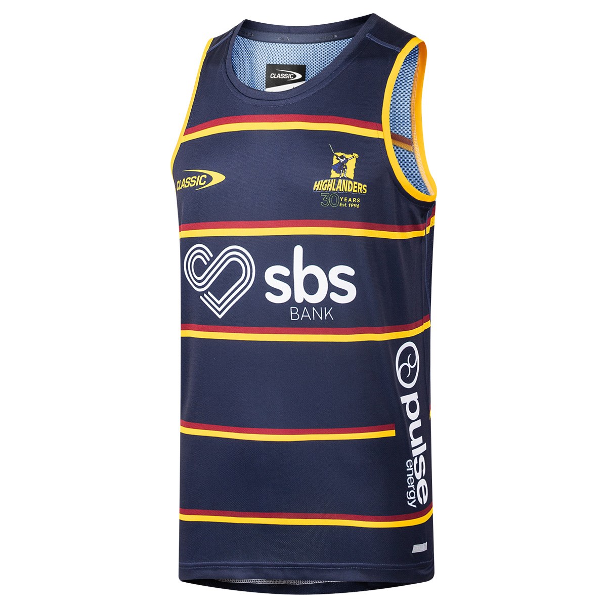 Highlanders Mens Training Vest 2026 Navy - Front View