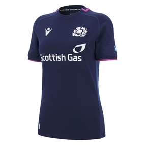 Scotland Womens W6N Home Rugby Shirt 25/26 Navy - Front